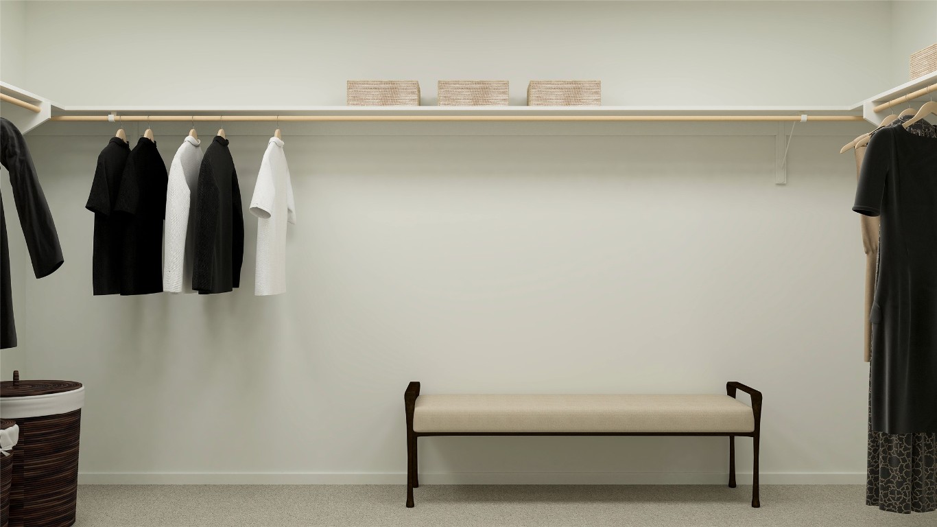 225 Stumpy Street San Marcos, TX 78666 - Photo 32 of 38 a view of walk in closet with clothes and shoes