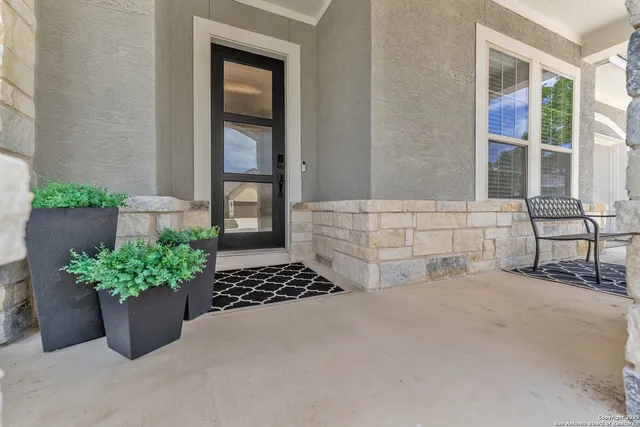 a workspace with furniture and window