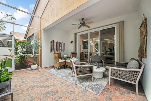 a outdoor space with patio the couch and chairs