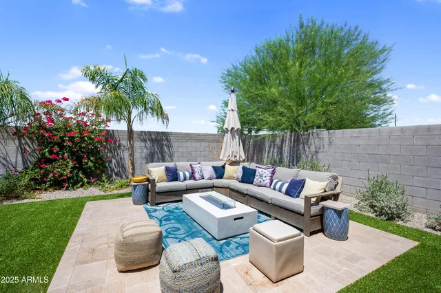 a view of outdoor space yard deck patio and swimming pool