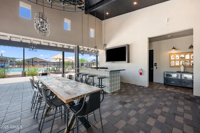 a view of a entertaining space