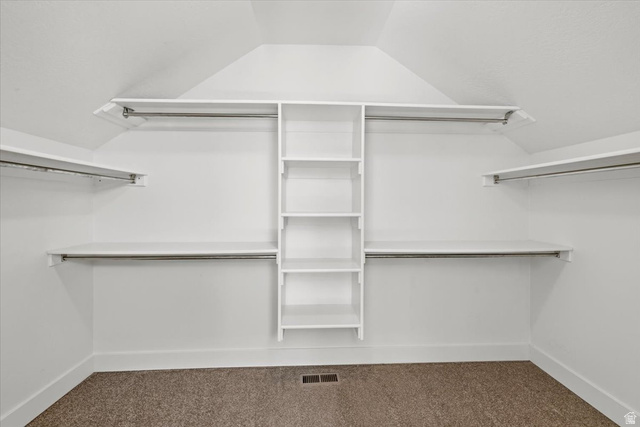 847 225 South Springville, UT 84663 - Photo 14 of 23 Master closet featuring extensive built-in shelving, multiple hanging rods, white trim, and neutral carpeting