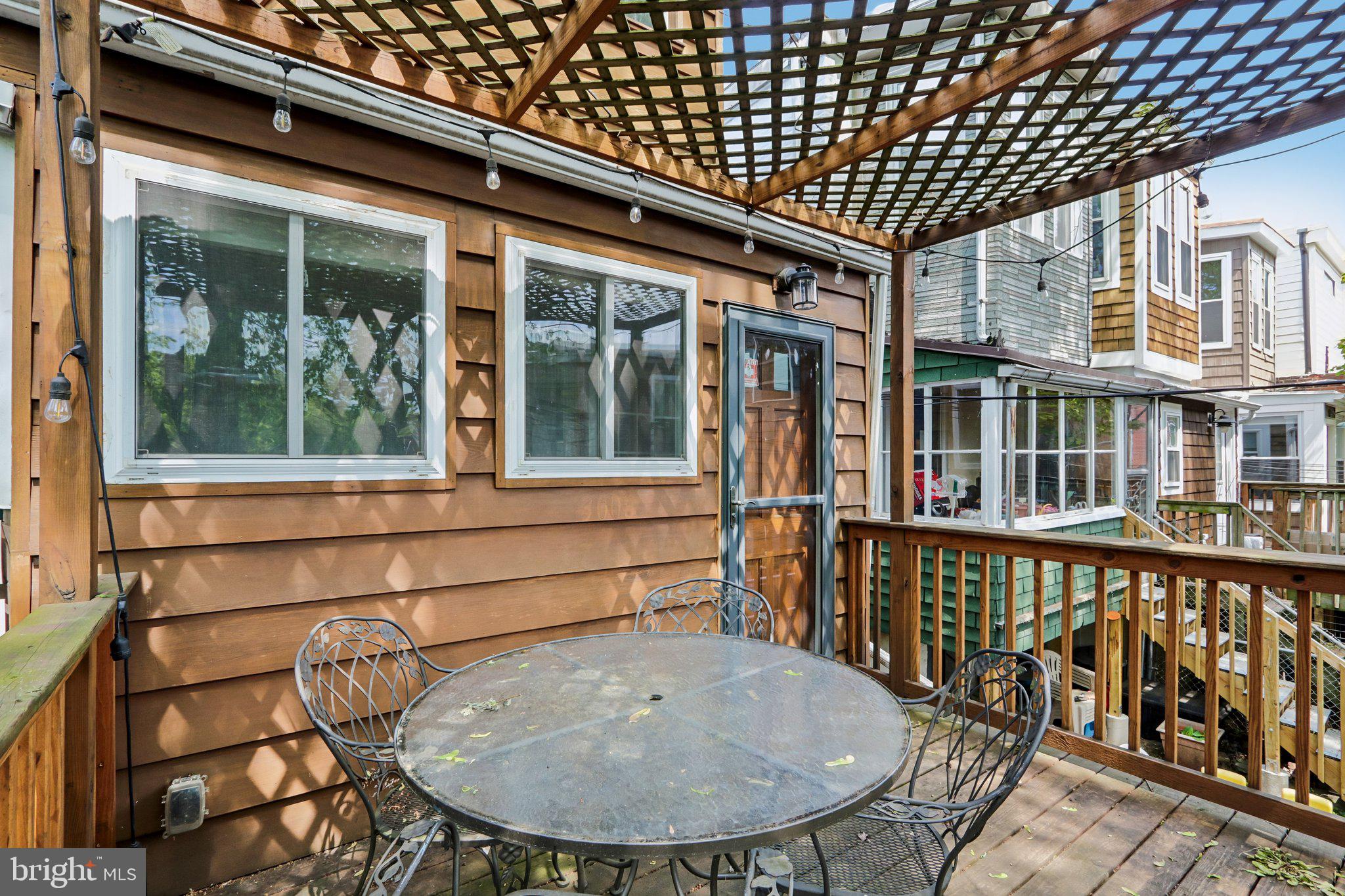 3008 Poplar Street Philadelphia, PA 19130 - Photo 19 of 54 Back deck with shade, rebuilt 2022