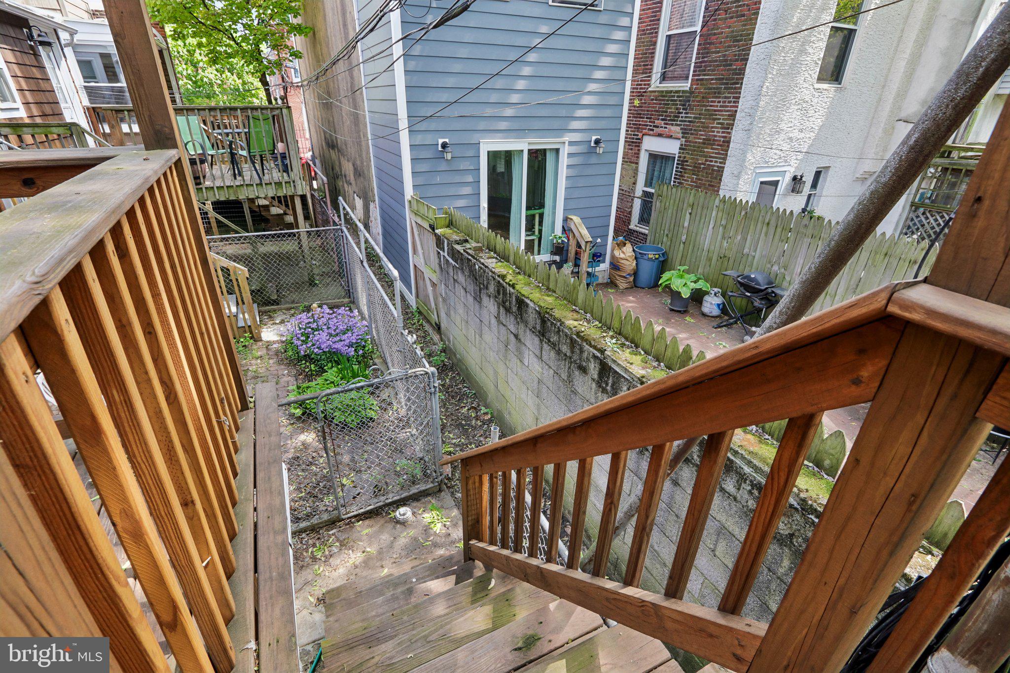 3008 Poplar Street Philadelphia, PA 19130 - Photo 22 of 54 Down steps to yard & storage