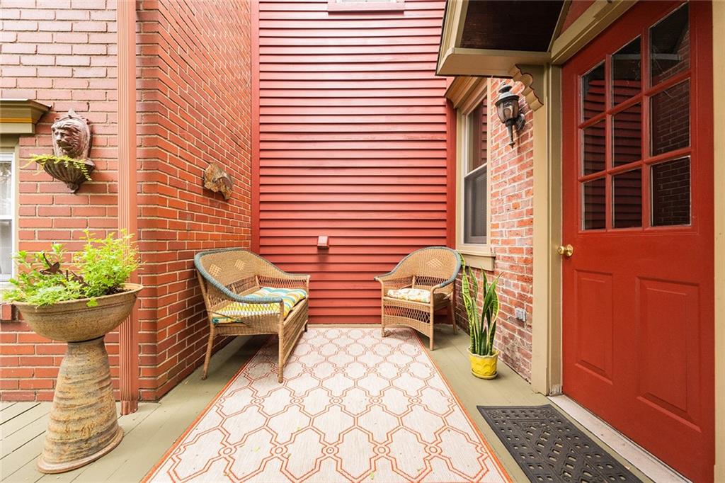 2220 Sarah Street, Unit 1 Pittsburgh, PA 15203 - Photo 24 of 37 a view of a lounge chairs in the balcony