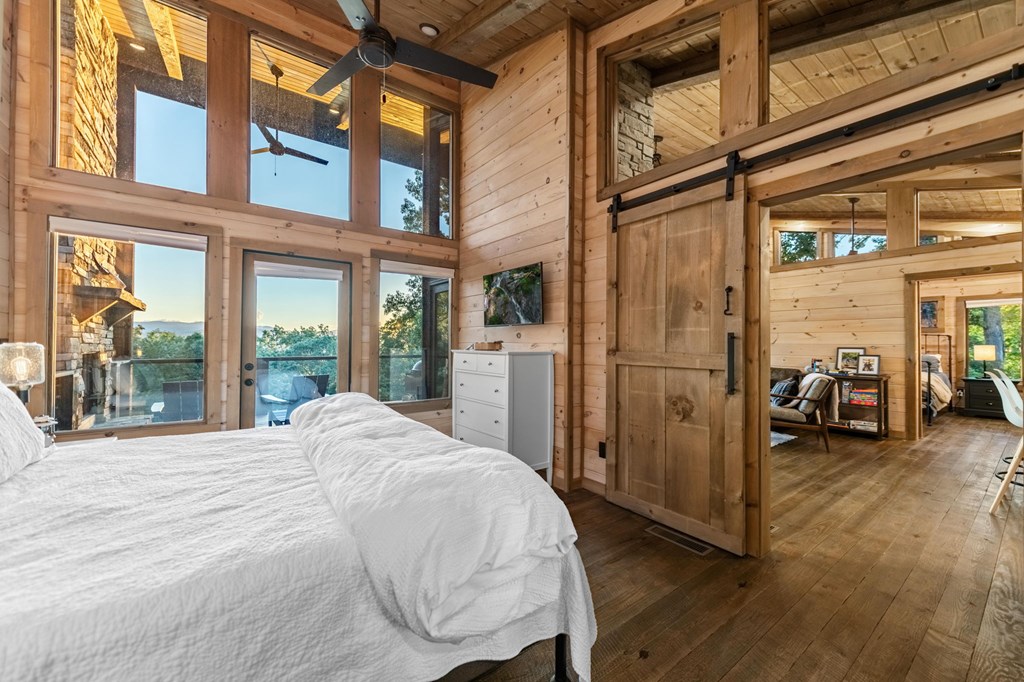 361 June Bug Lane Blue Ridge, GA 30513 - Photo 25 of 65 a view of a house with a barbeque