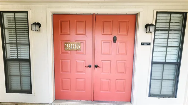 a view of a elevator with windows