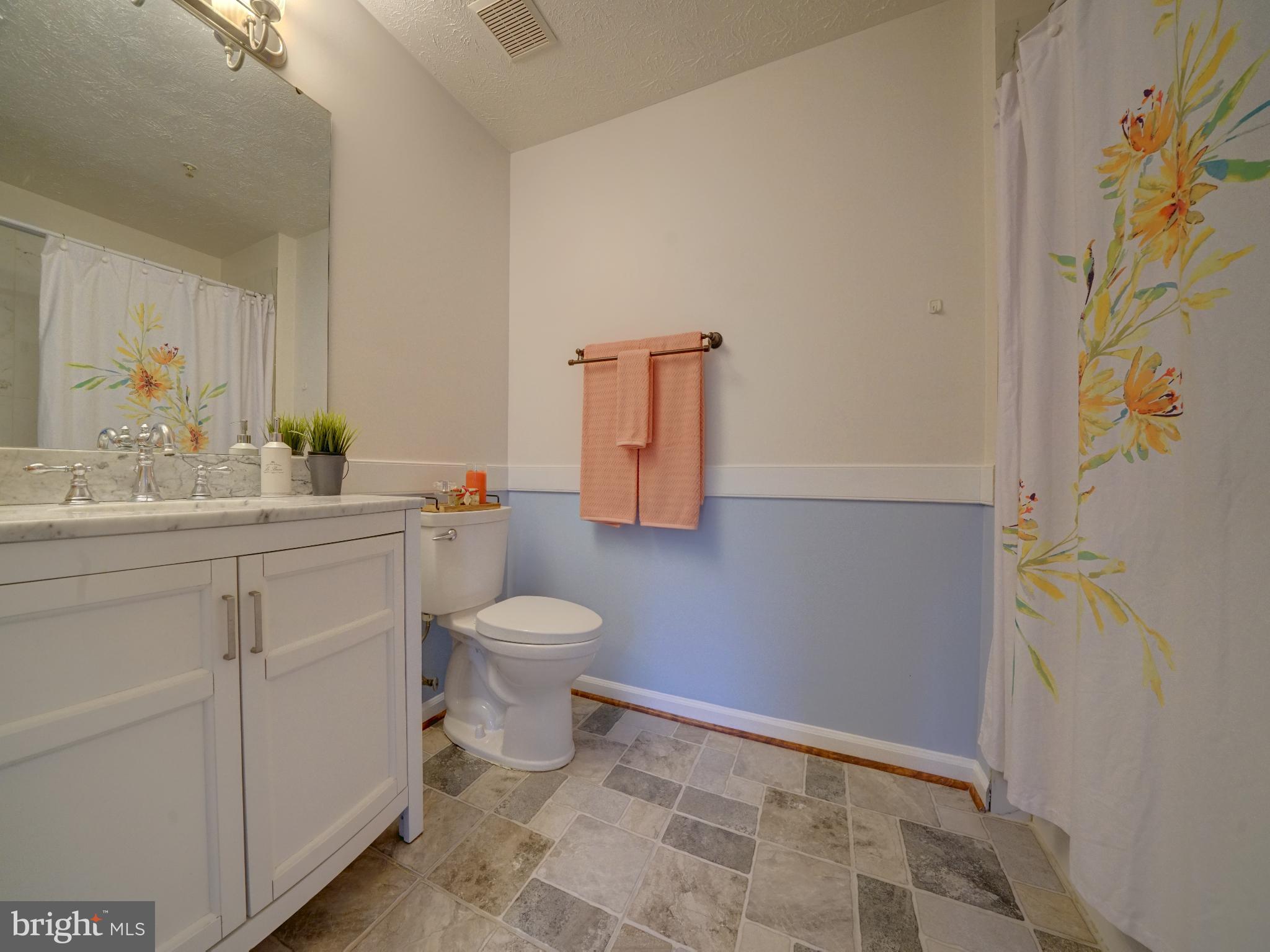 693 Winding Stream Way, Unit 103 Odenton, MD 21113 - Photo 14 of 26 a bathroom with a sink a toilet and a mirror