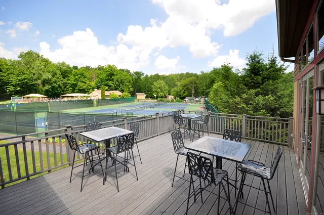 a gym hall with exercise machine