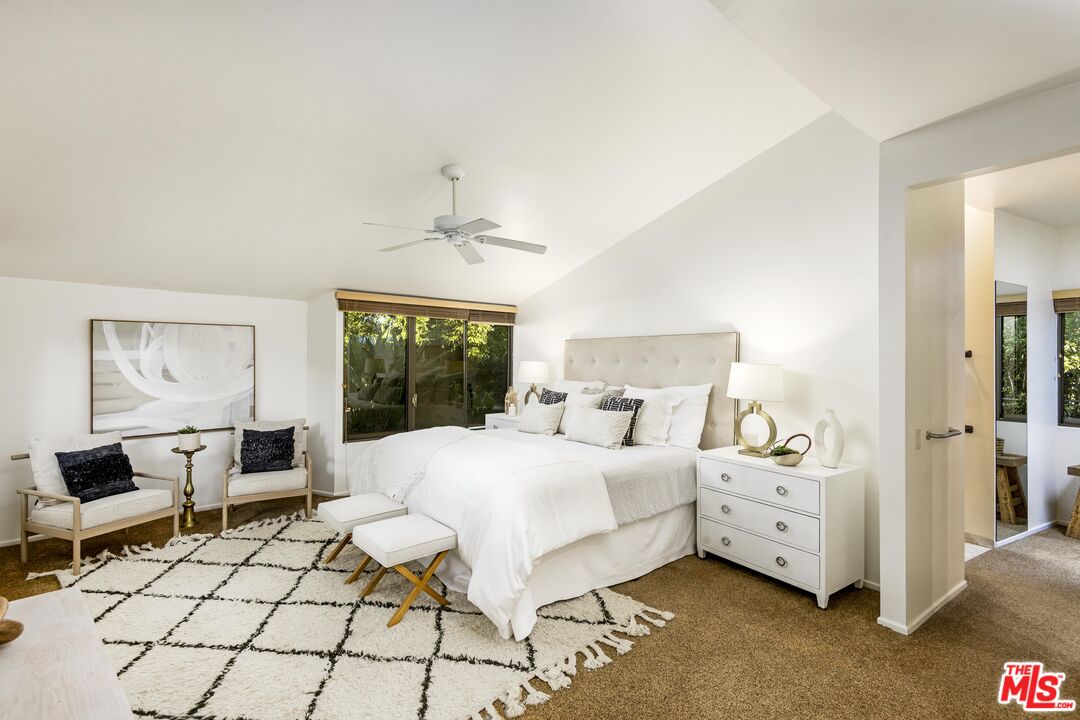 2141 10 Acre Road Santa Barbara, CA 93108 - Photo 14 of 21 a bedroom with a bed and a large window