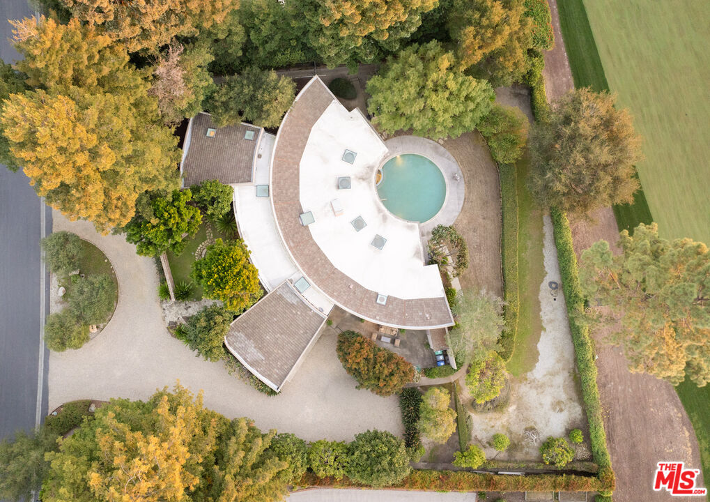 2141 10 Acre Road Santa Barbara, CA 93108 - Photo 21 of 21 an aerial view of a house with a swimming pool