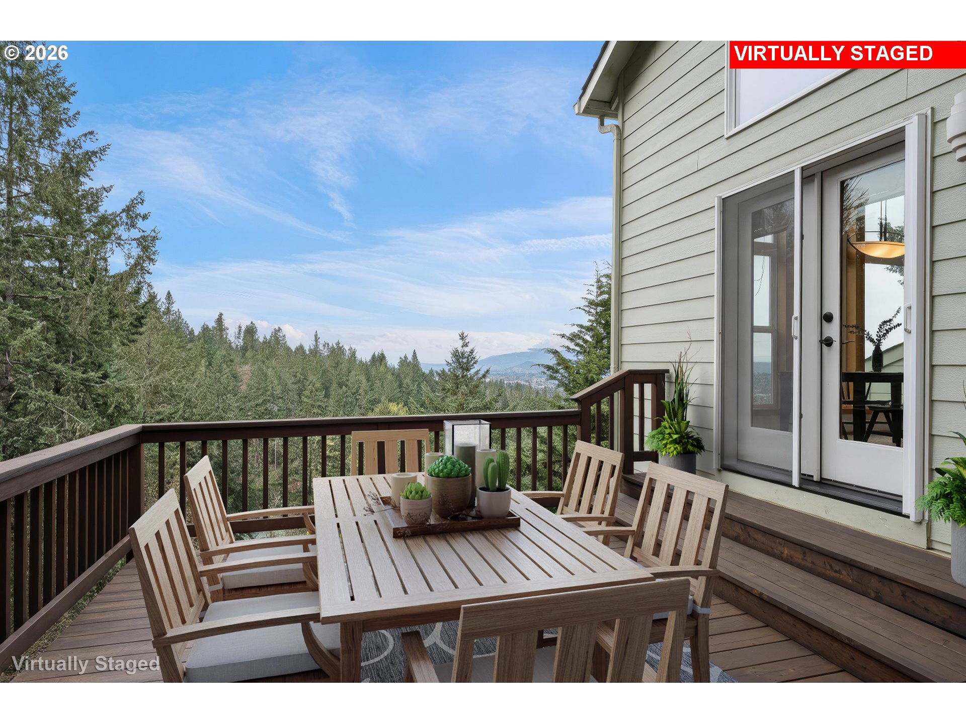 653 Brookside Drive Eugene, OR 97405 - Photo 14 of 48 a view of a balcony with furniture