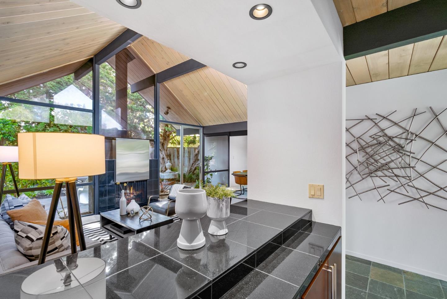 958 Eichler Drive Mountain View, CA 94040 - Photo 19 of 62 a view of a dining room with furniture window and outside view