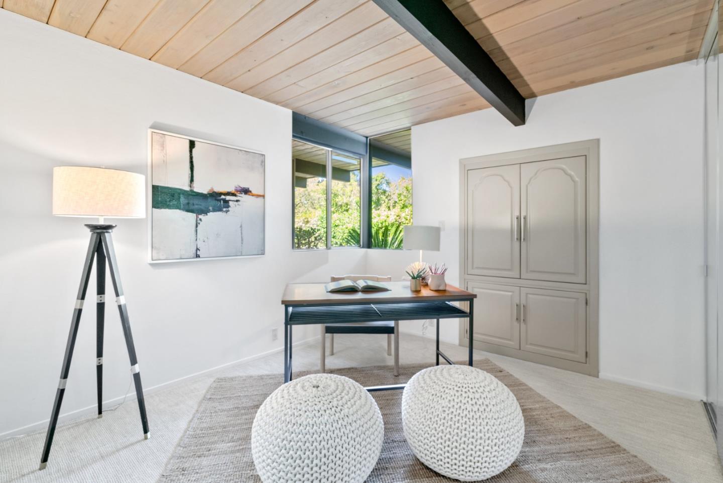 958 Eichler Drive Mountain View, CA 94040 - Photo 37 of 62 a workspace with furniture and window