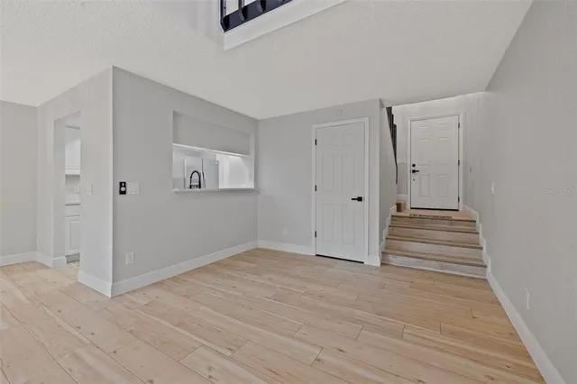wooden floor in an empty room