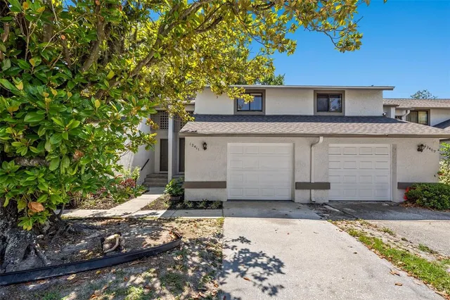 a house with a tree in front of it