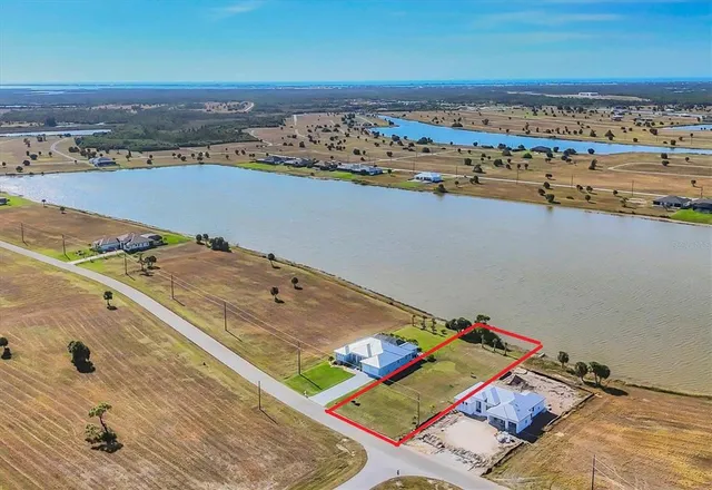 an aerial view of a ocean view