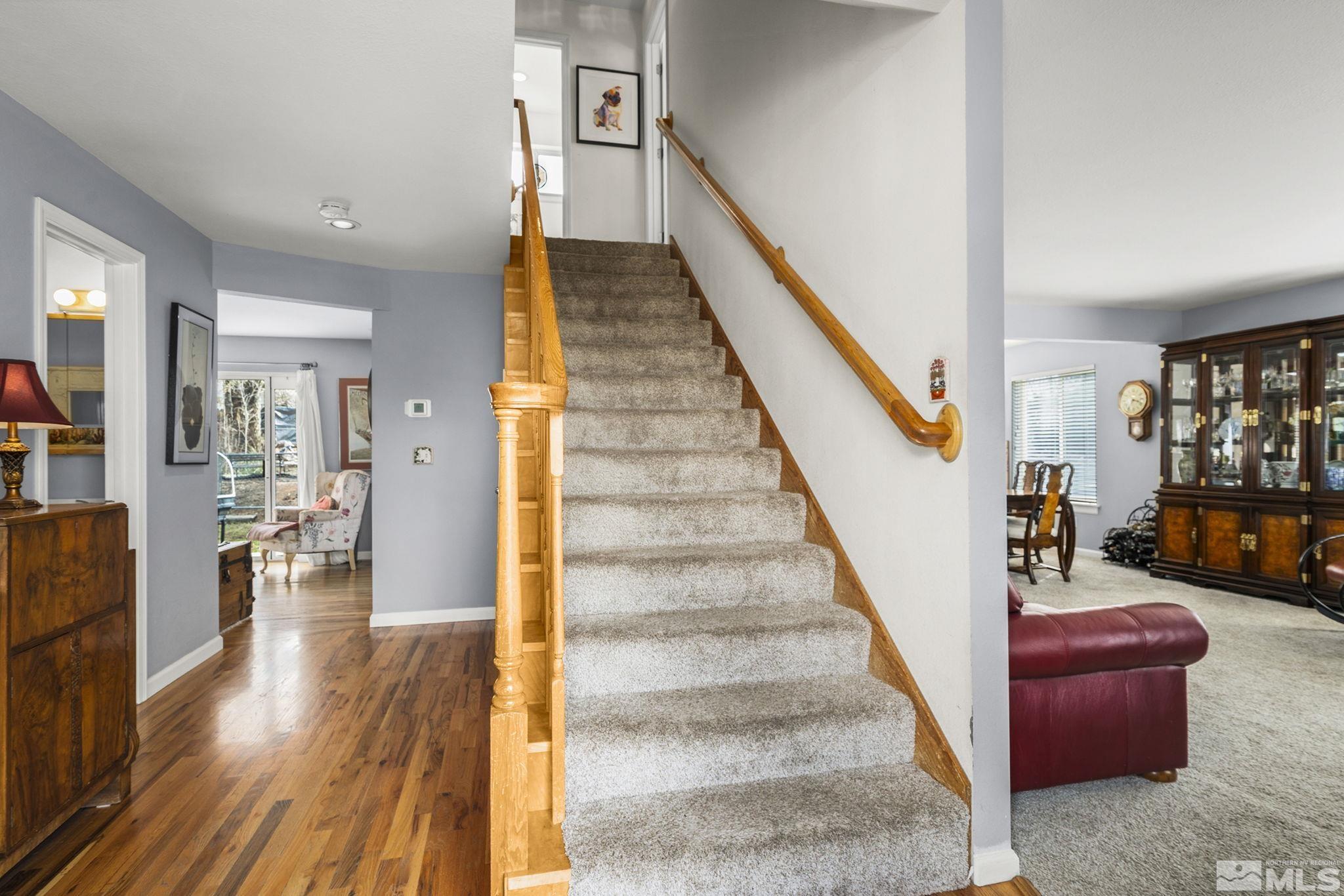 3160 Knight Road Reno, NV 89509 - Photo 4 of 39 a view of entryway and hall with wooden floor