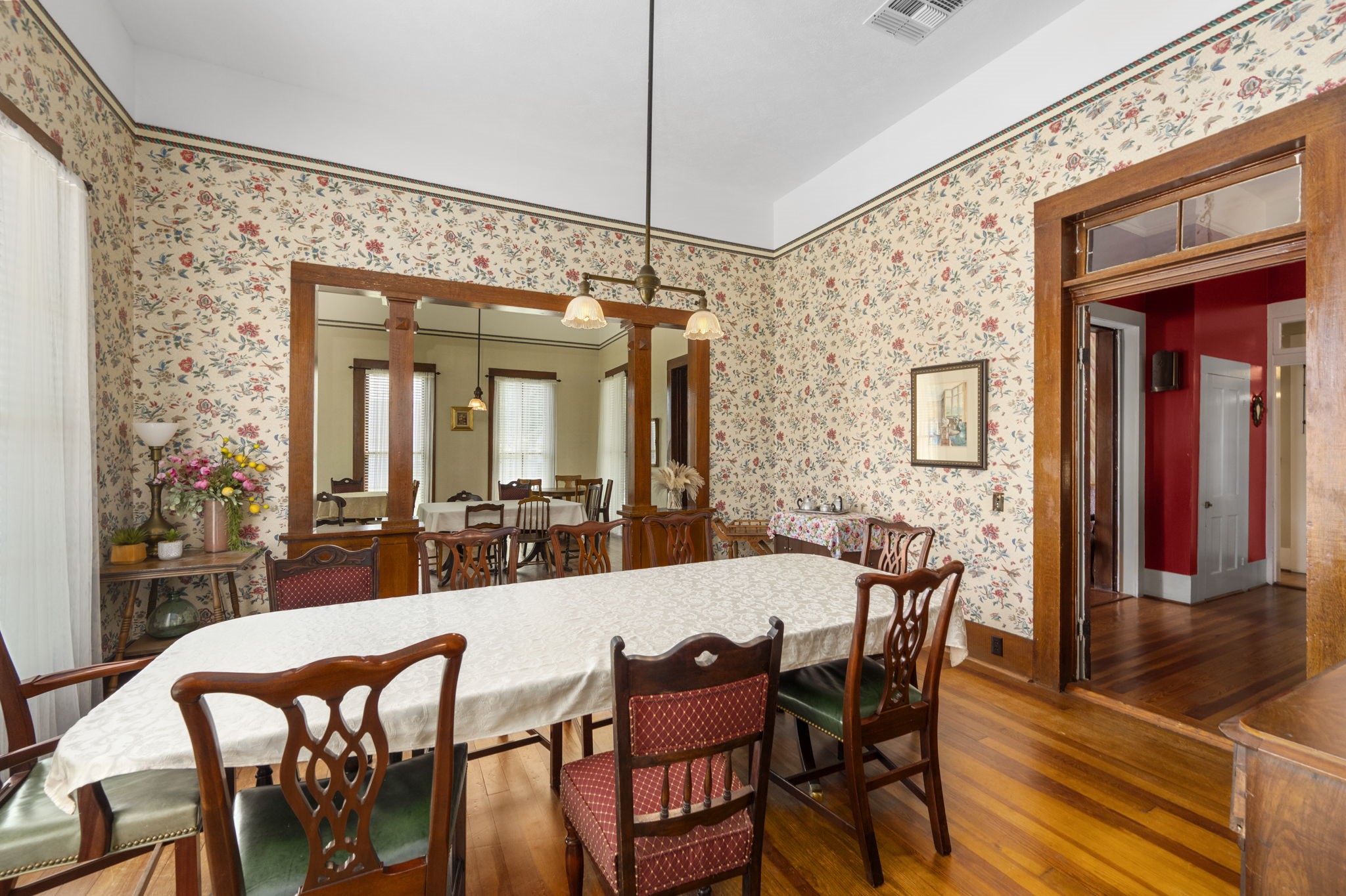 1118 Prairie Street Columbus, TX 78934 - Photo 9 of 34 a view of a dining room with furniture and wooden floor