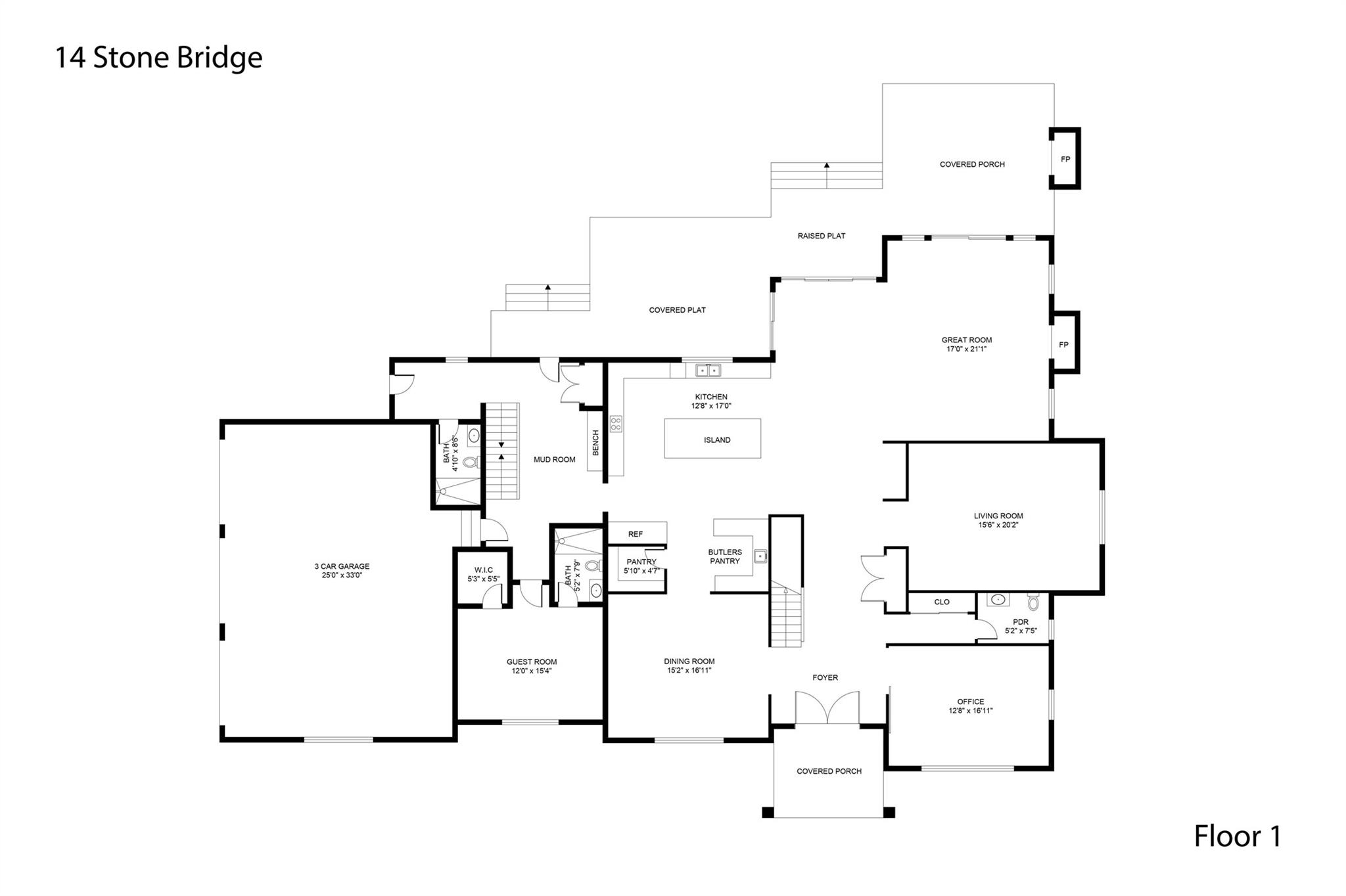 14 Stone Bridge Road Purchase, NY 10577 - Photo 4 of 6 Plan