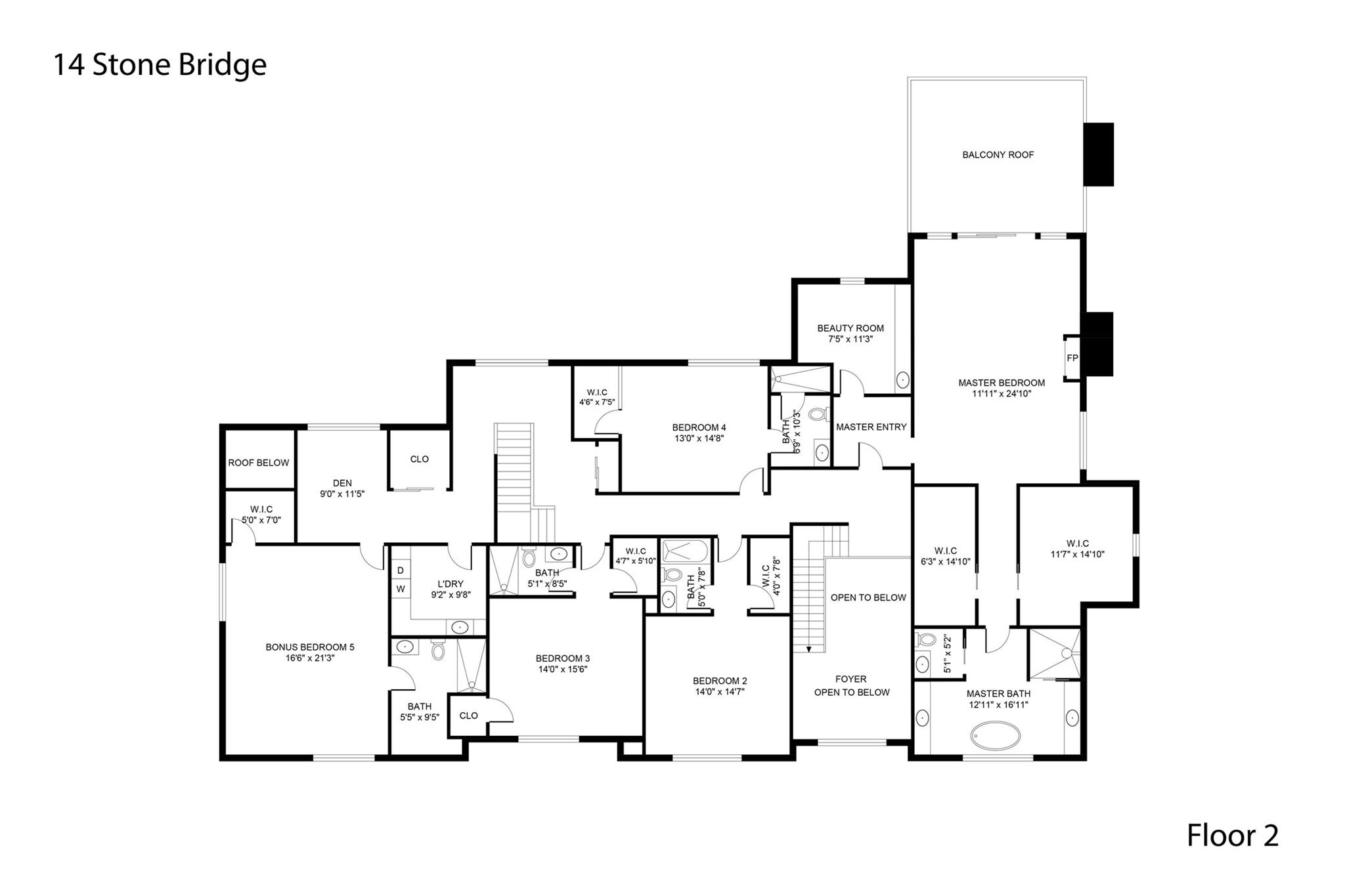 14 Stone Bridge Road Purchase, NY 10577 - Photo 6 of 6 Floor plan