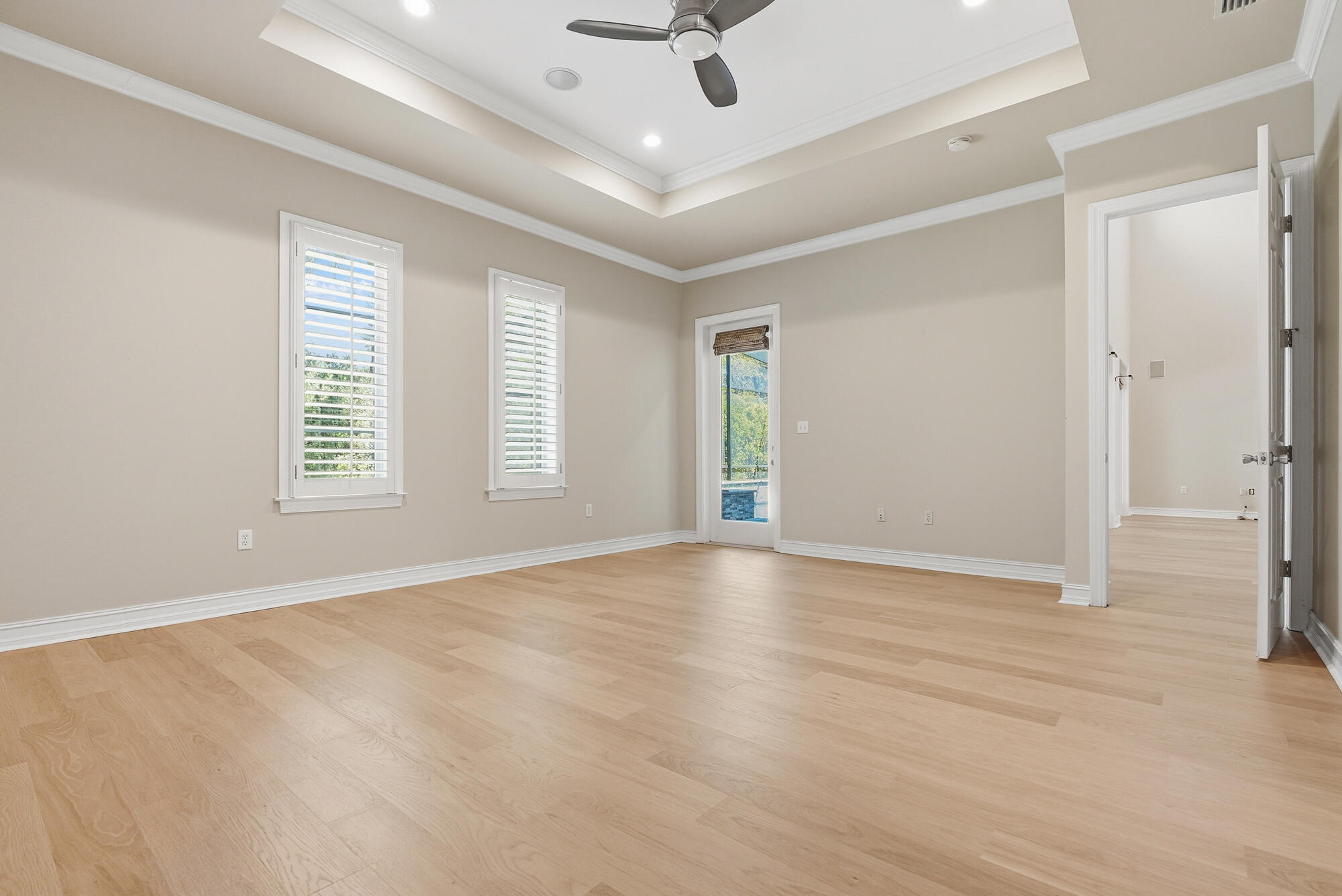 413 Sea Winds Drive Santa Rosa Beach, FL 32459 - Photo 28 of 65 wooden floor in an empty room with a window