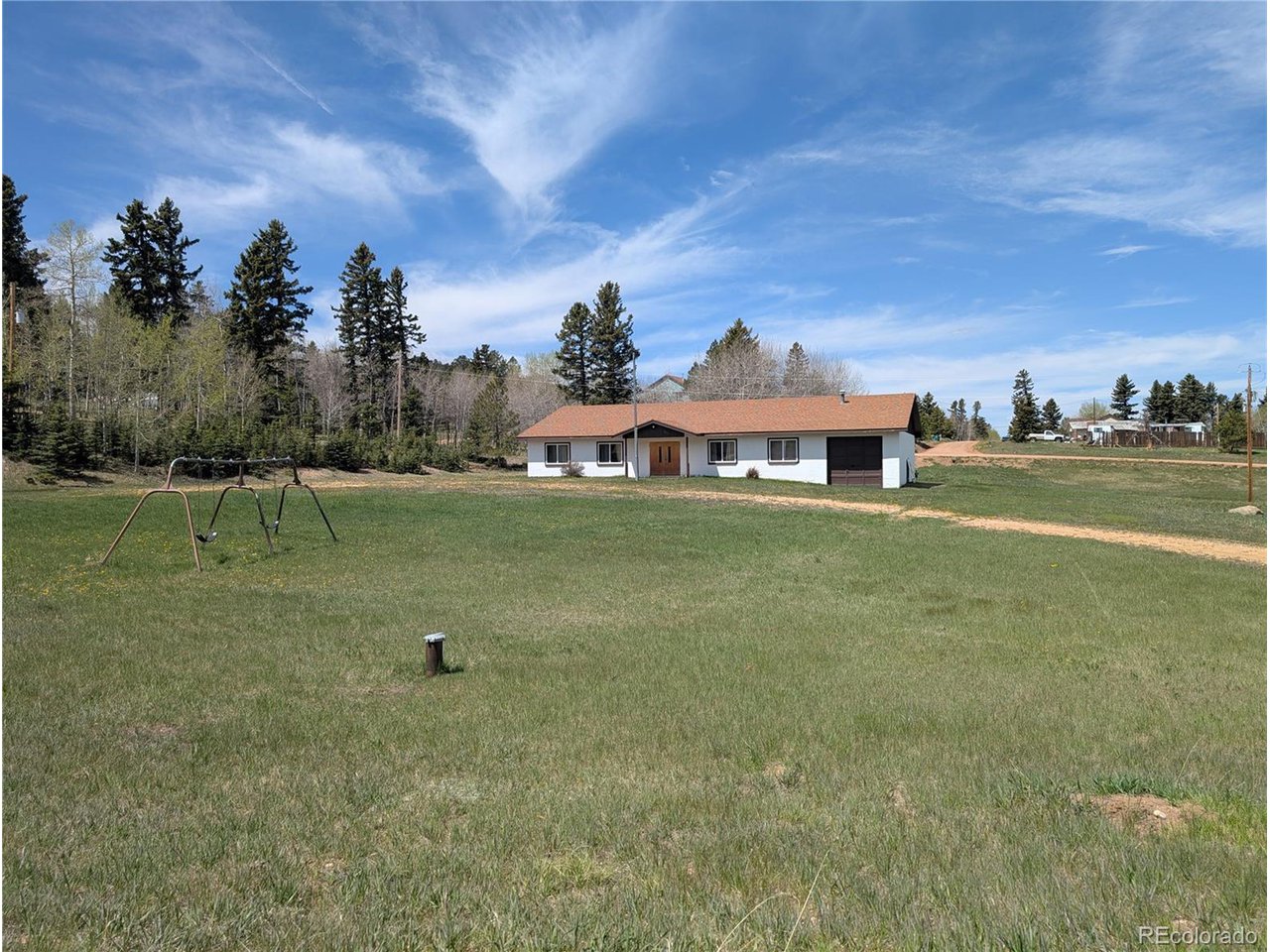 83 Fountain Dale Lane Divide, CO 80814 - Photo 11 of 11 a view of a swimming pool with a yard and a fountain