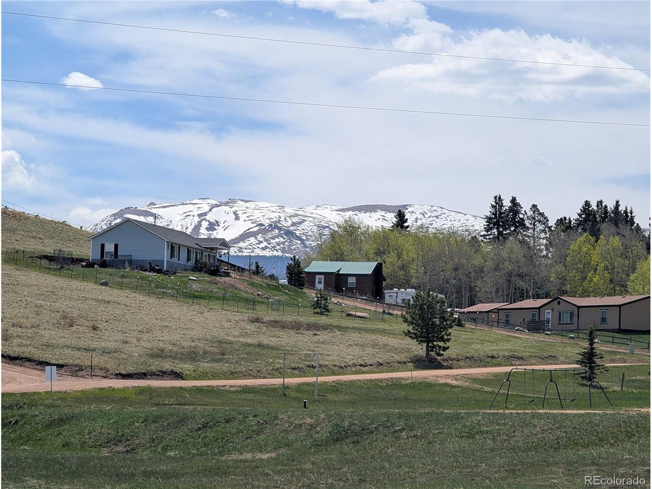 83 Fountain Dale Lane Divide, CO 80814 - Photo 6 of 11 a view of a town with barn in the background