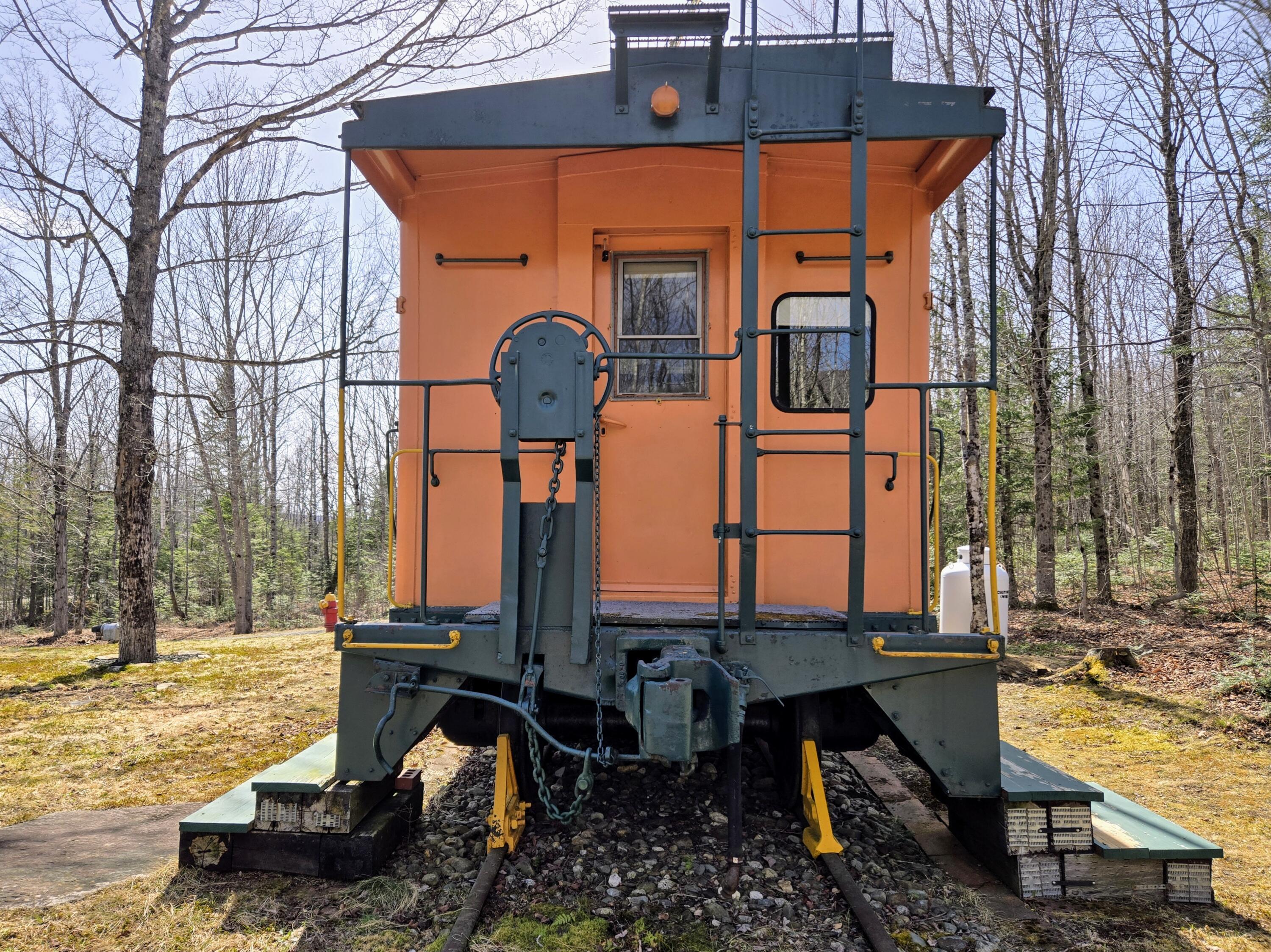 136 Calvin Gray Road Madrid Township, ME 04966 - Photo 45 of 53 Maine Central Railroad Caboose 655