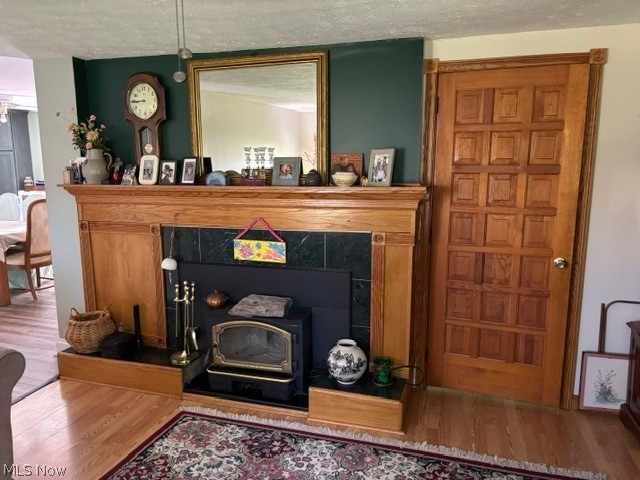 10060 Broadview Road Broadview Heights, OH 44147 - Photo 5 of 32 fireplace with wood burner
