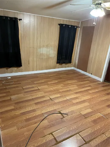 a view of a room with an empty space