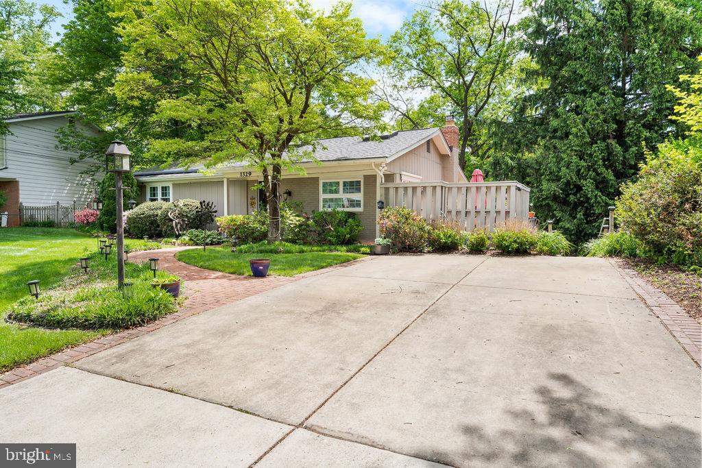 1329 Gresham Road Silver Spring, MD 20904 - Photo 5 of 56 a front view of a house with a yard and potted plants
