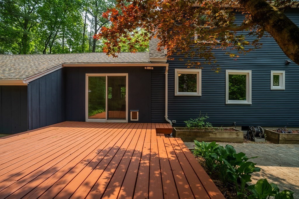 80 Goodell Street Belchertown, MA 01007 - Photo 9 of 40 a view of backyard with a patio
