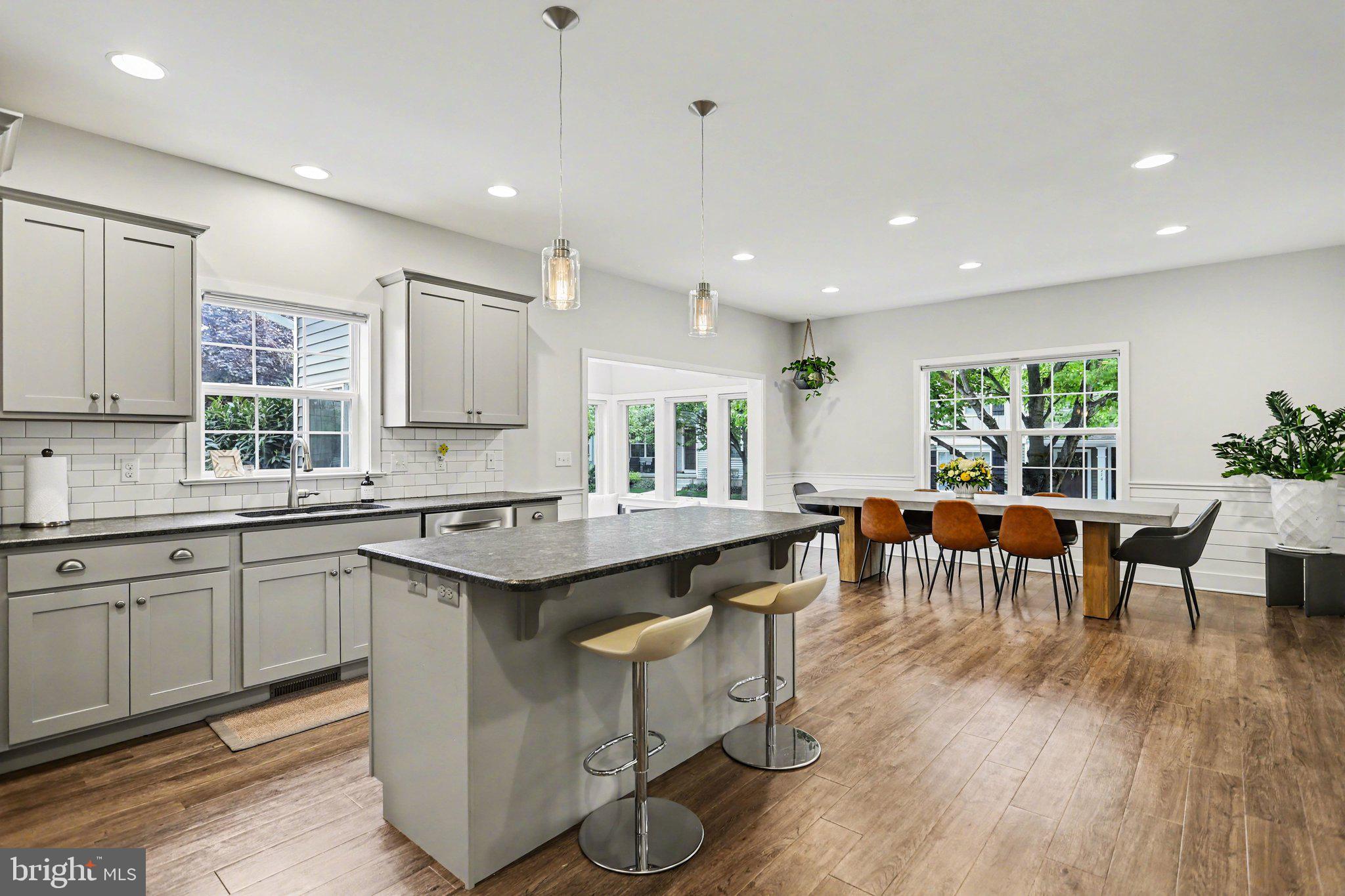 401 Wendover Way Lancaster, PA 17603 - Photo 14 of 45 a kitchen with lots of counter top space and dining table