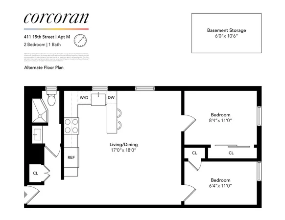$799,000 | 411 15th Street, Unit M | Park Slope