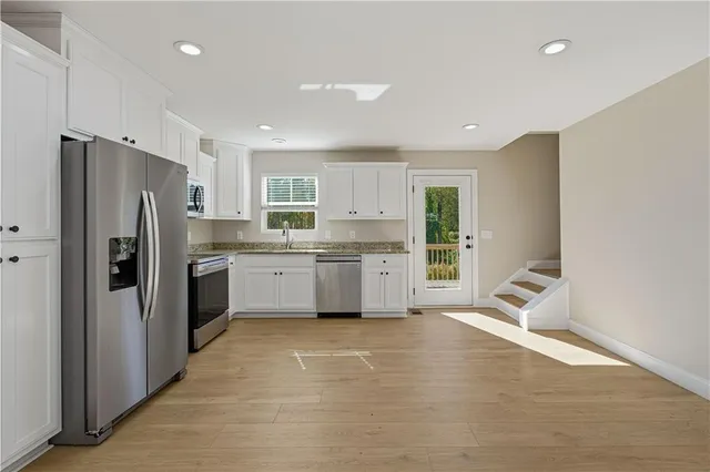 a view of an empty room