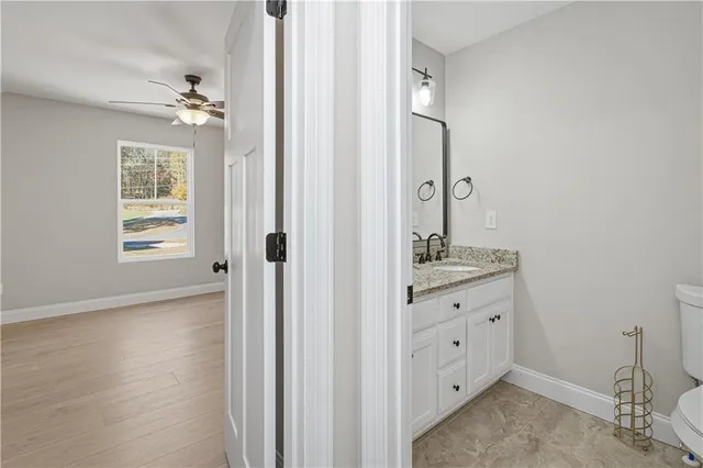 wooden floor in an empty room