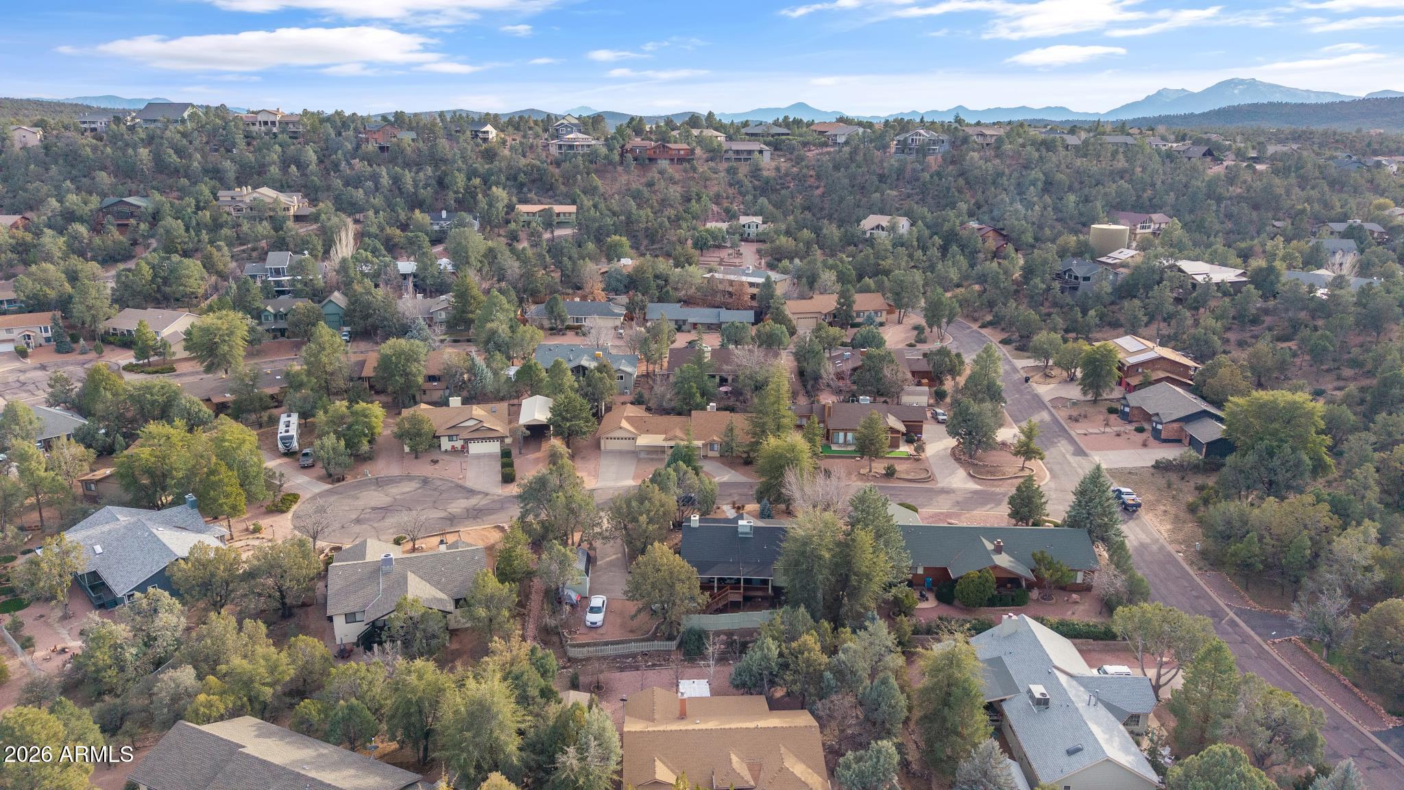 603 East Amarillo Circle Payson, AZ 85541 - Photo 48 of 54 an aerial view of a city
