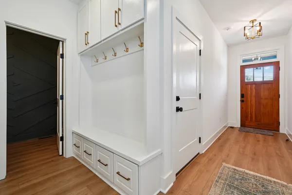 a view of an entryway door