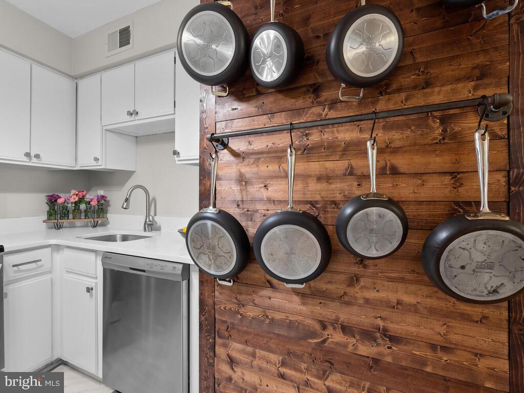 Updated kitchen with stainless steel appliances