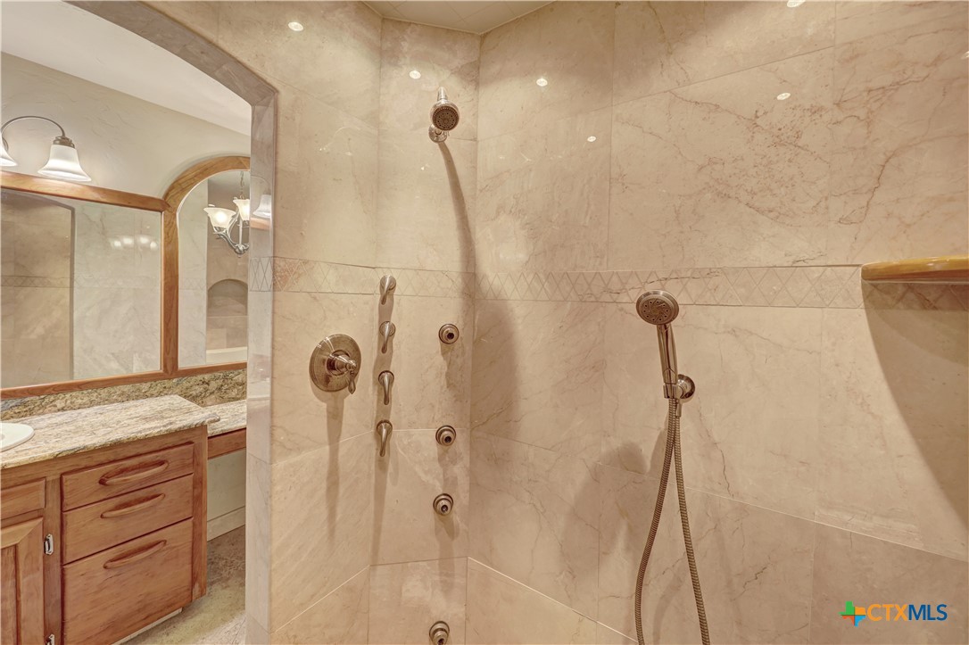 210 Center Point Drive Center Point, TX 78010 - Photo 16 of 44 Primary Bath w/ walk in shower