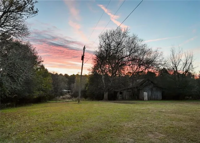 a view of outdoor space and yard