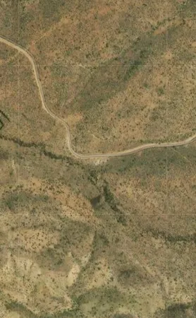 a view of a small yard