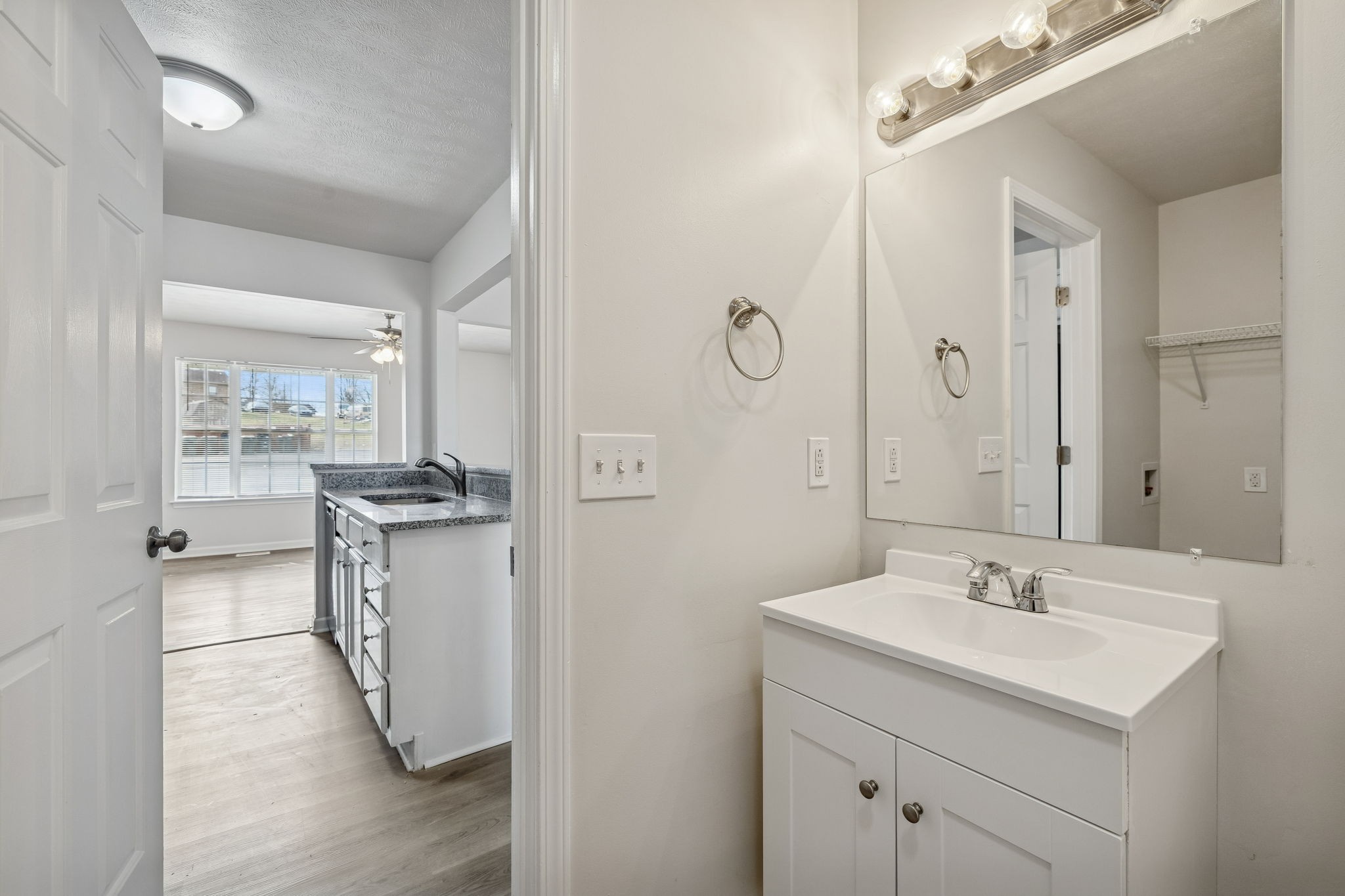 2607 Landrum Court, Unit 16 Springfield, TN 37172 - Photo 18 of 30 a spacious bathroom with a shower sink and a mirror