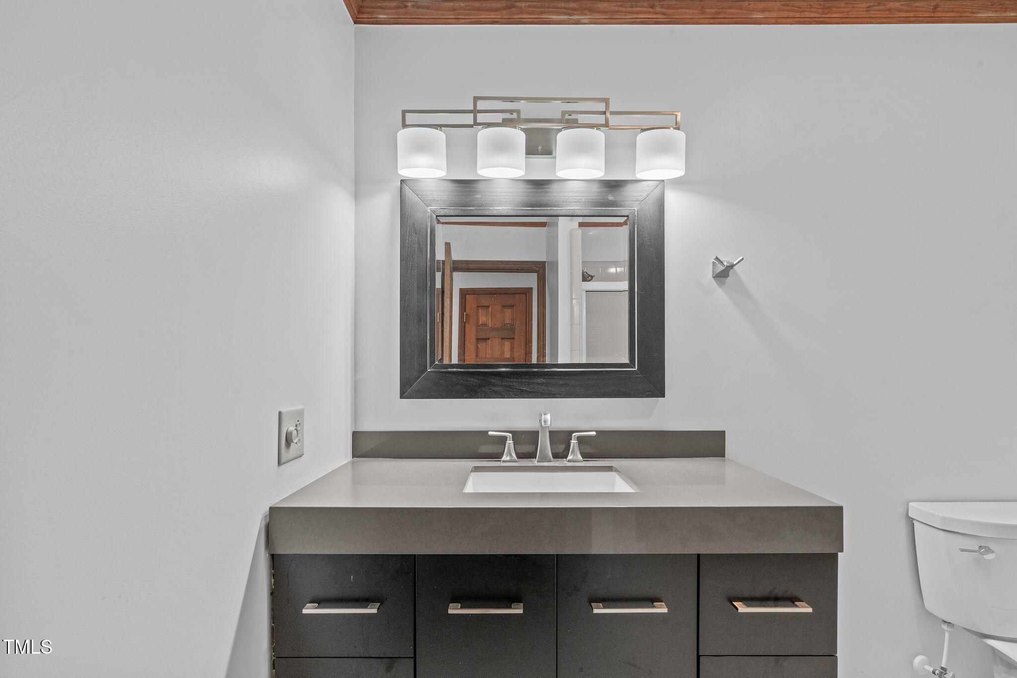 411 Tant Road Zebulon, NC 27597 - Photo 19 of 48 a bathroom with a sink and a toilet