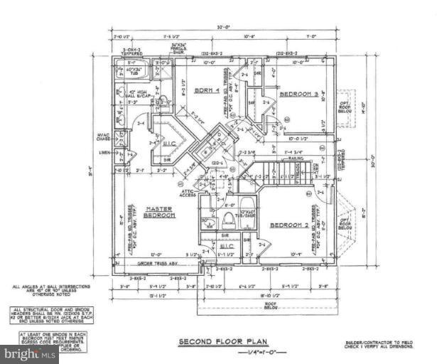 9456 Gera Road King George, VA 22485 - Photo 29 of 30 Upper level floor plan