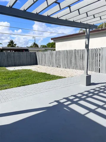 a backyard of a house