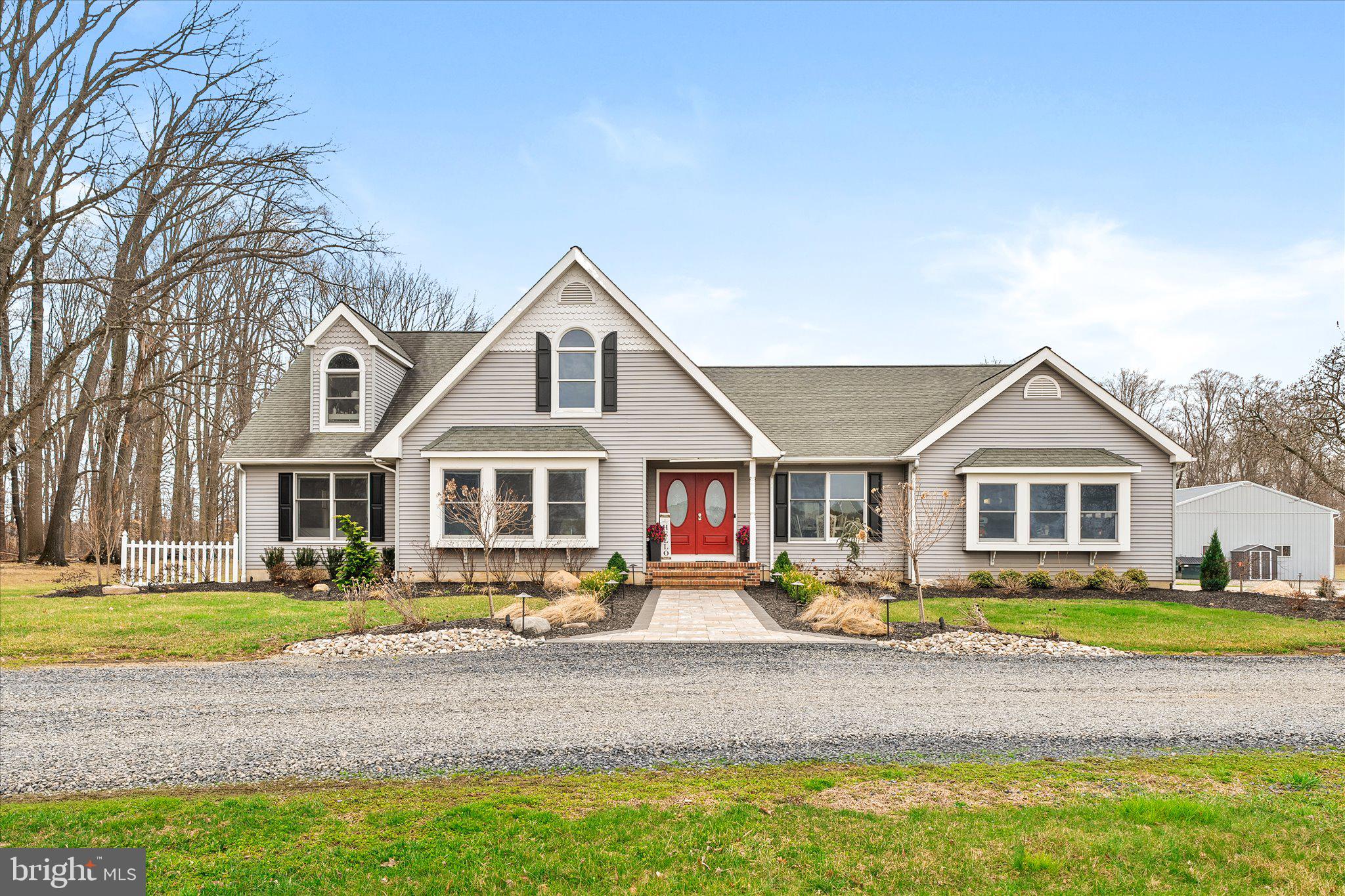 282 Chesterfield Jacobstown Road Wrightstown, NJ 08562 - Photo 70 of 70 a front view of a house with a yard