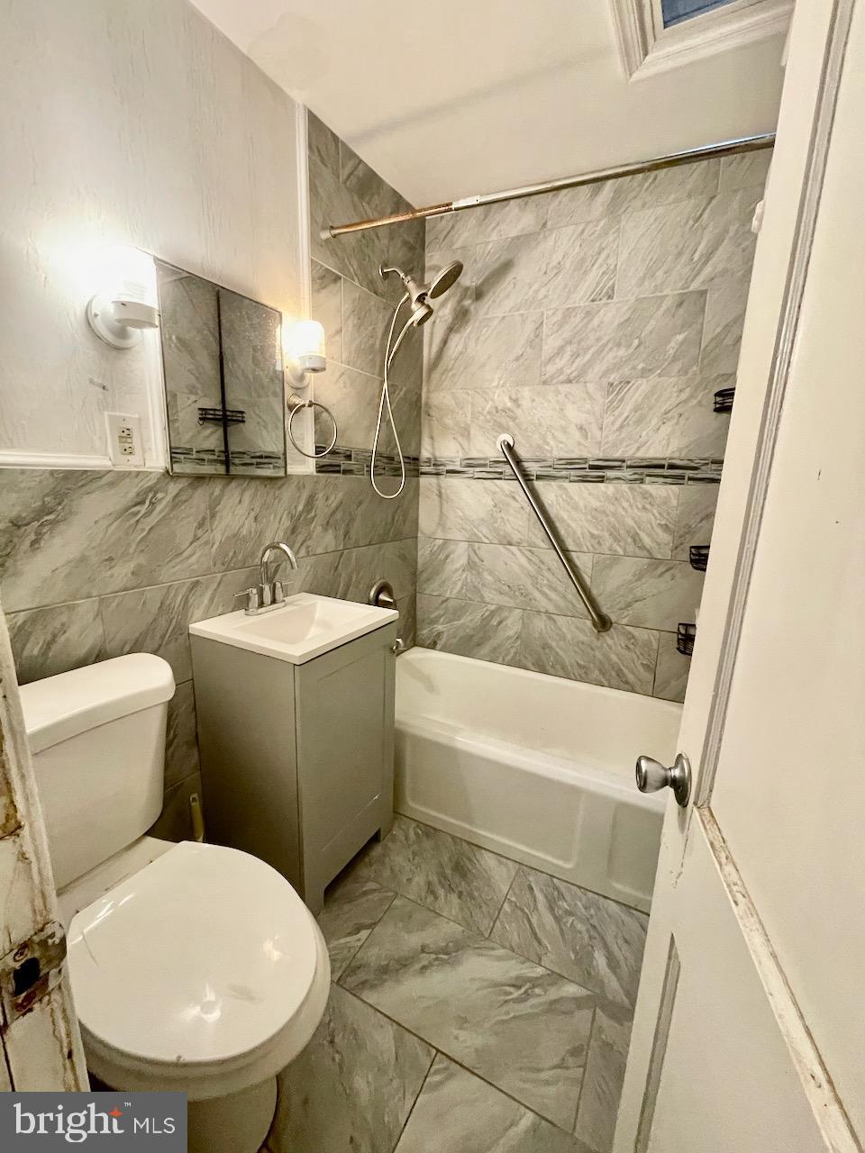 917 Darby Road Havertown, PA 19083 - Photo 11 of 16 Modern bathroom with elegant marble accents.