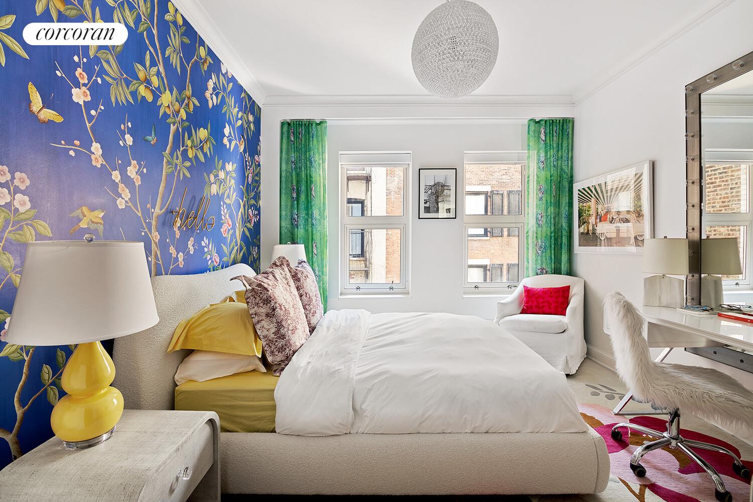 16 West 21st Street, Unit 10/11 Manhattan, NY 10010 - Photo 12 of 18 a living room with furniture and a lamp